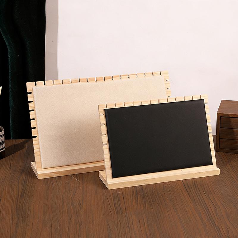 Creative Solid Wooden Necklace Frame Fashion Jewelry Display Frame Pendant Support Jewelry Display Props