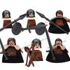 Medieval Knight Figures Building Blocks Elf Guard Dwarf Warrior Wild Boar Sheep Mount Fantasy Movie Character Soldier Bricks Toy