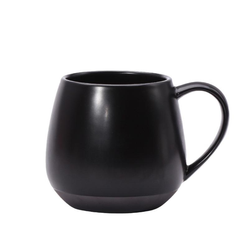 Cană ceramică simplă cu burtă mare, capacitate mare, ceașcă de apă pentru birou, cană pentru cafea, lapte, cadou pentru eveniment