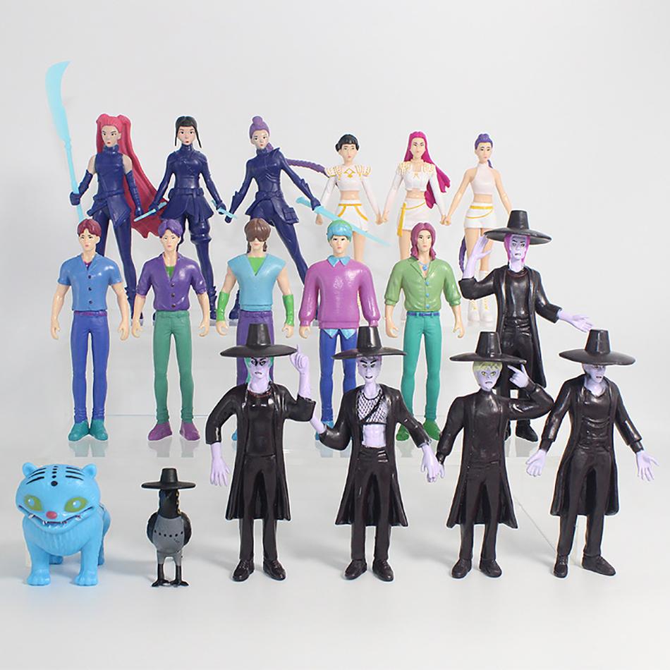 Kpop Demon Hunters Figure K Pop Demon Hunters Figures Huntrix Figures Toy Derpys Tiger Rumi Mira Zoey Sussy Figurine Ornament