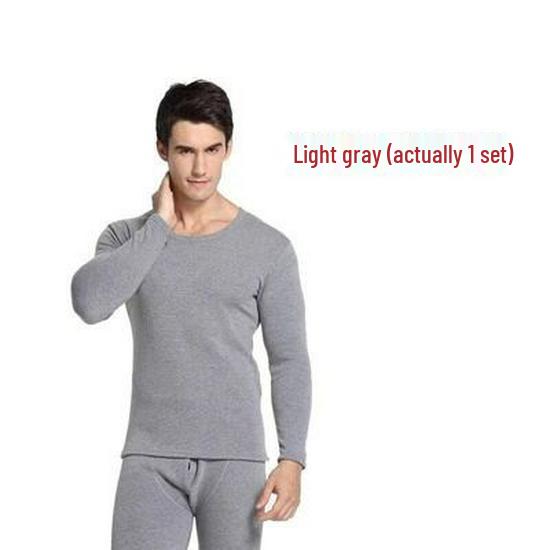 

Чоловічий комплект термобілизни: Купуй один, отримай один безкоштовно - Захист від холоду з плюшевим вельветом для осені та зими 4XL [160-175 lbs]