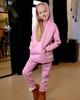 Felpa con cappuccio (ragazze) – Colore Unico, Foderato in Pile, Casual e Caldo, Inverno 6394-025-5 HC