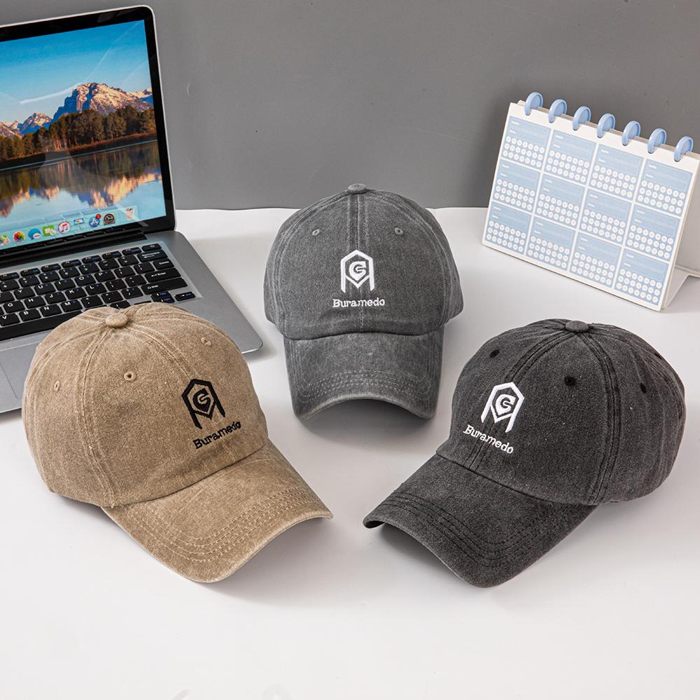 New Fashionable Embroidered Baseball Cap - Soft, Retro Appearance, Adjustable For Outdoor Sports, Multiple Colors To Choose From