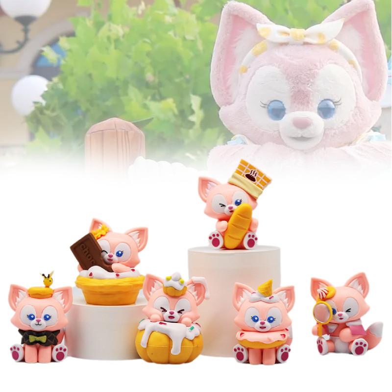 Adorable 6 Piece Lina Bell Cute Fox Pvc Figurine Set For Car Decor And Collectibles