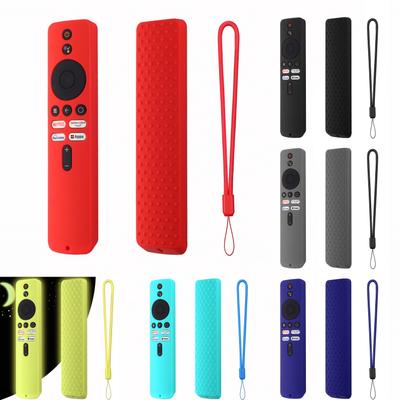 Silicone TV Remote Control Case for Xiaomi TV Box S Remote Control Anti-Drop Anti-Slip Protector Case Cover Accessories