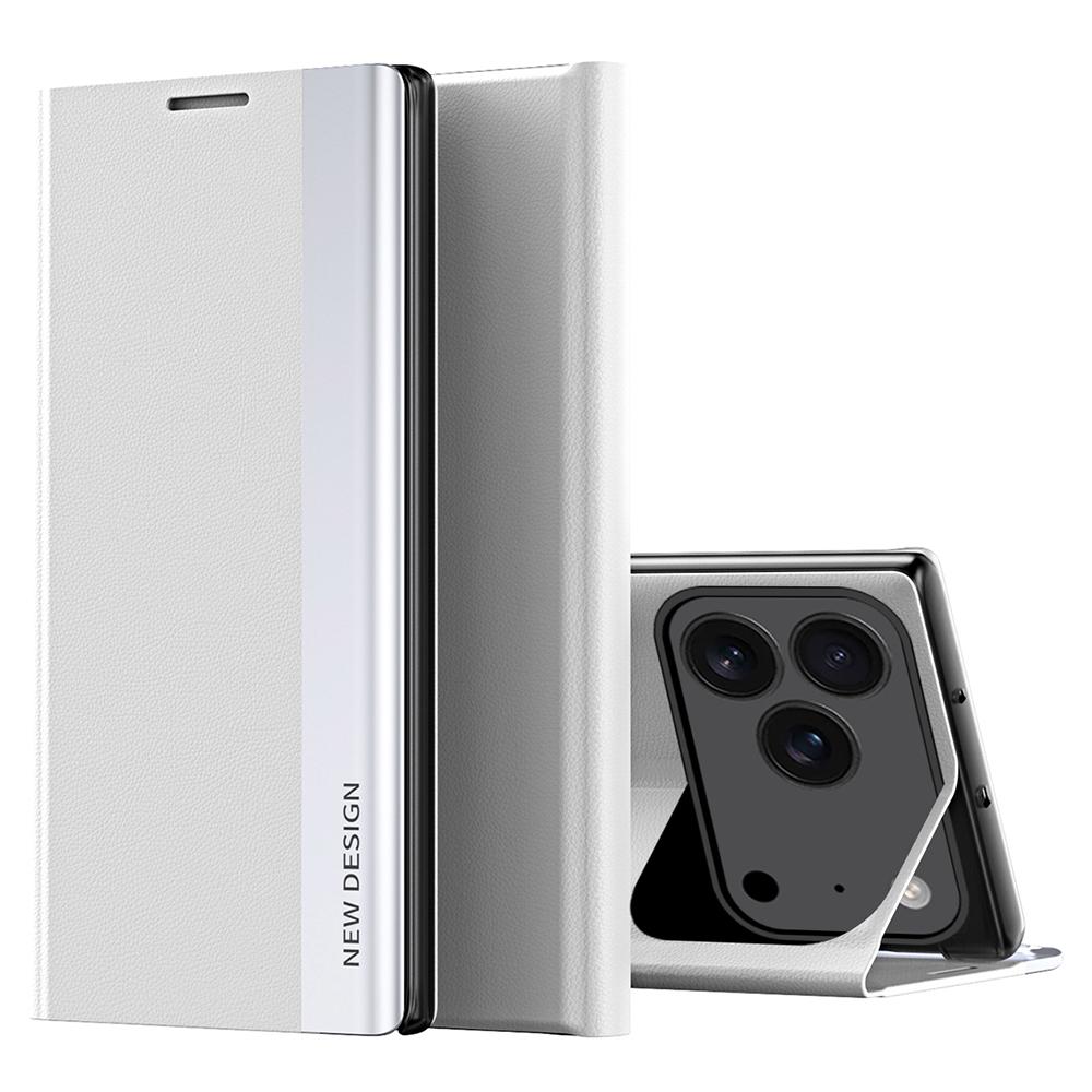 For iPhone 17 Pro Max Case Anti-Drop Leather Phone Cover with Stand