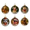 Funny Dog Christmas Ornament Cute Mischievous Dog Decor with Playful Expressions Festive Gag Gift for Pet Lovers