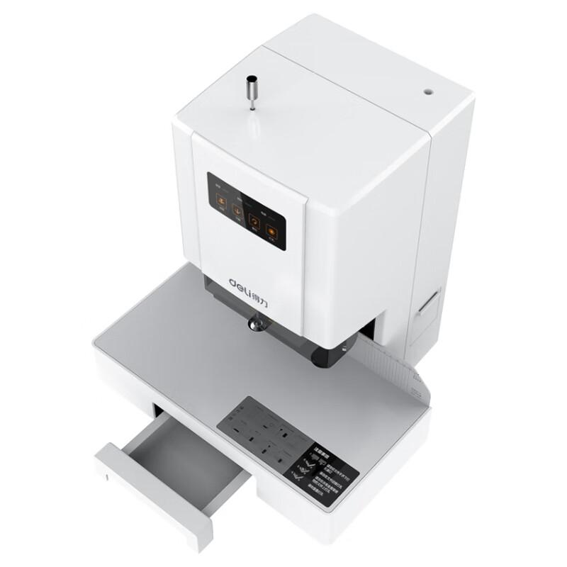 Deli 14601 Automatic Electric Laser Hot Melt Financial Binding Machine CN plug (adapter included)