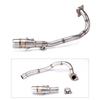 Forza 300 Motorcycle Exhaust Modified Stainless Steel Front Section