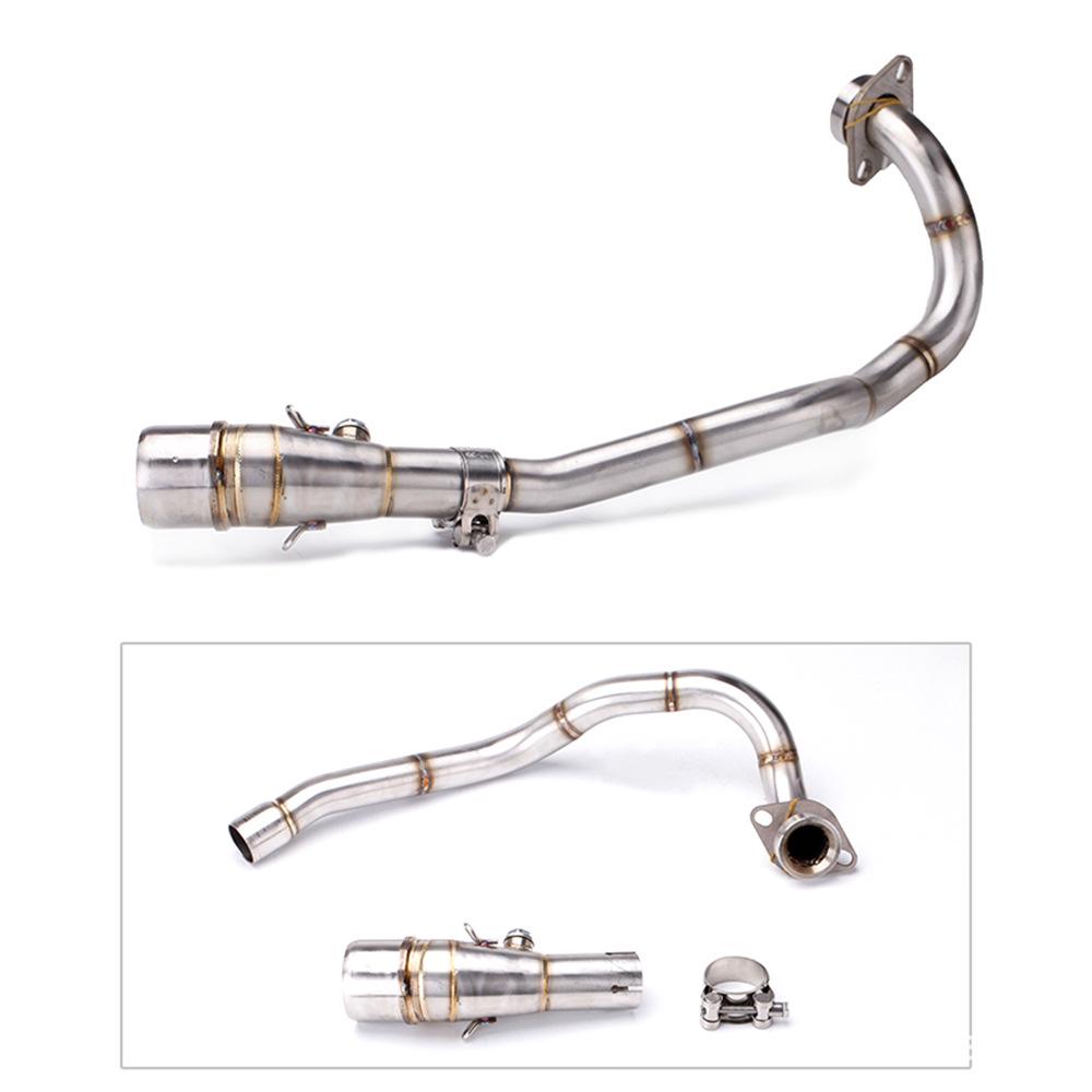 Forza 300 Motorcycle Exhaust Modified Stainless Steel Front Section