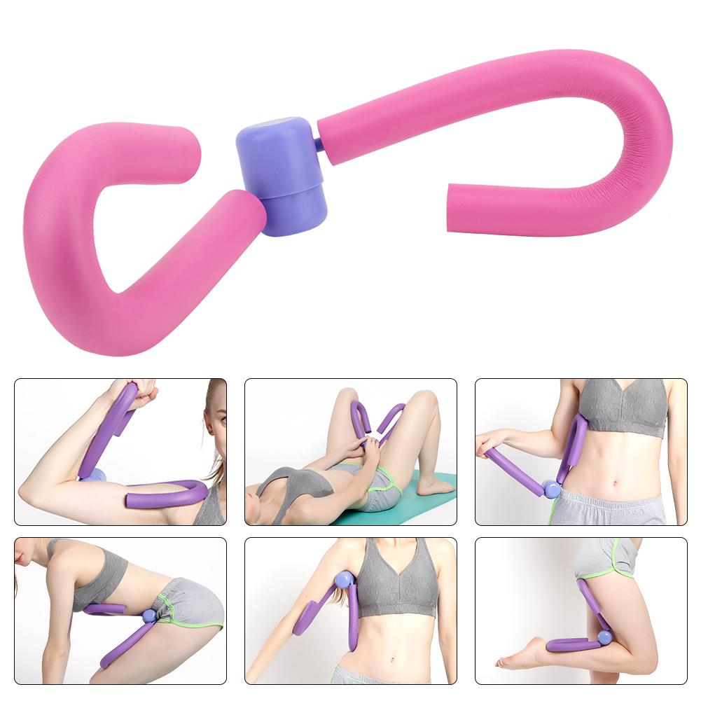 Leg Thigh Exercisers Trainer Portable Fitness Gym Equipment Sports Training ApparatusPink
