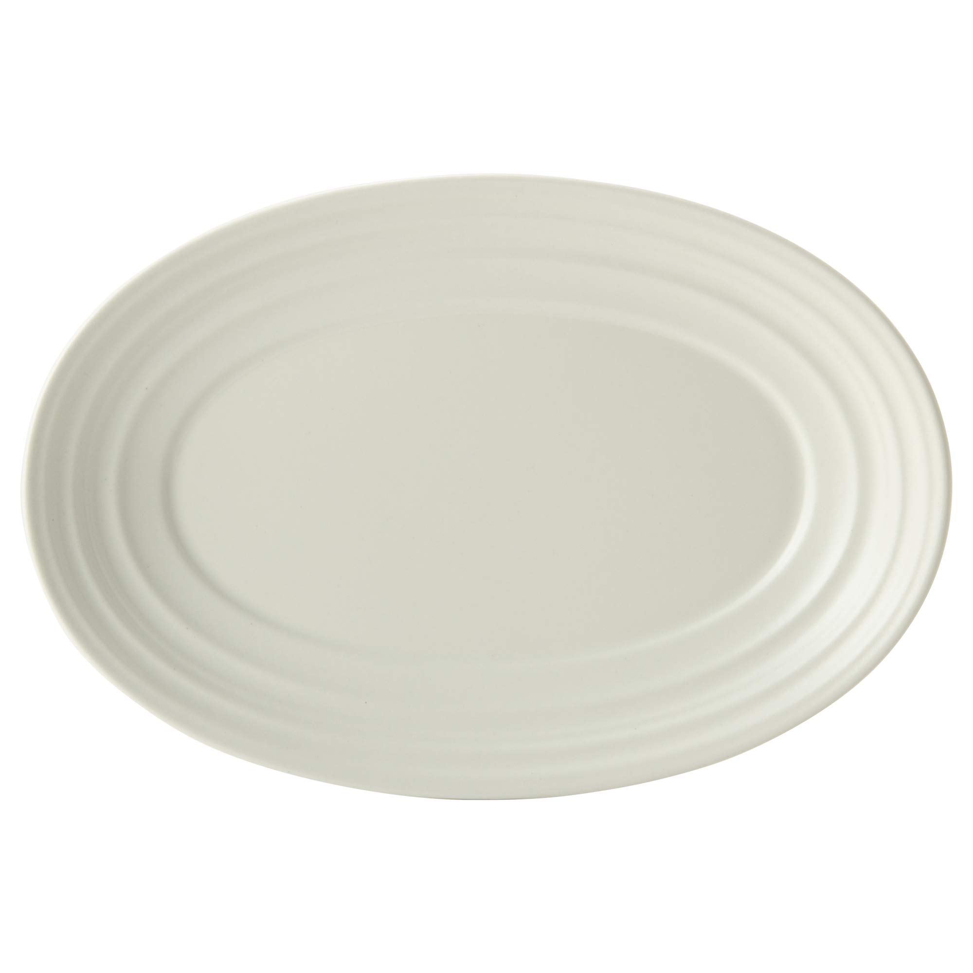 

MIKASA Swirl Plate, White, Diameter 22cm x Depth 15.4cm x Height 2.6cm, Microwave, Dishwasher, and Oven Safe, T-771075