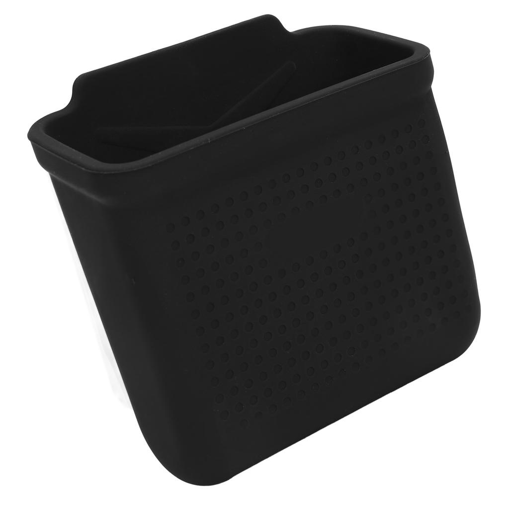 Car Side Pocket Organizer Hook and Loop Design Center Console Cell Phone Pocket Replacement for Tesla Model 3 Y Flocked