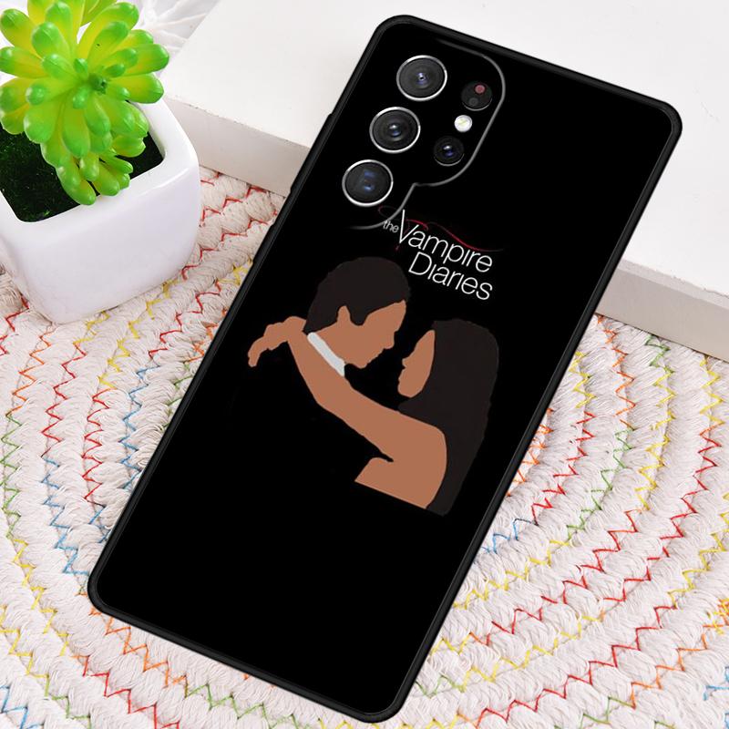 Damon Elena The Vampire Diaries Phone Case for Samsung Galaxy note 10 pro S26 Ultra S23 S24 FE S25 S21 S22 PLUS shockproof Cove