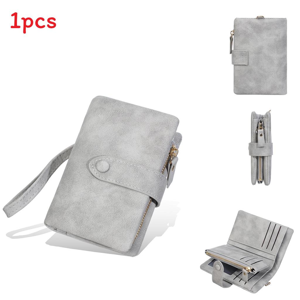 Fashion Pu Wallet For Women With Multiple Card Slots And Zipper Closure