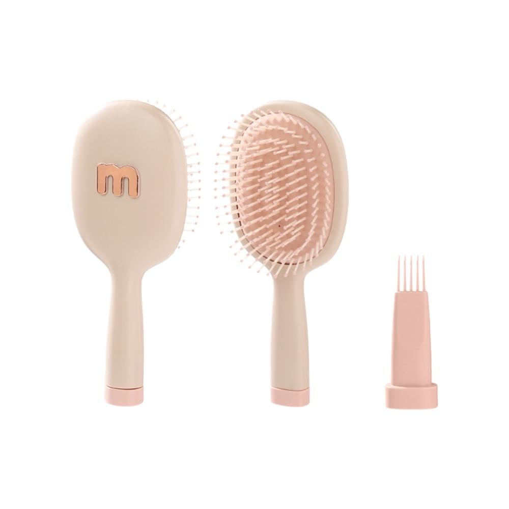 Hair Care Makeup Comb with Comb Cleaning Claws Hairdressing Combs  Barber Shop Salon SPA розовый