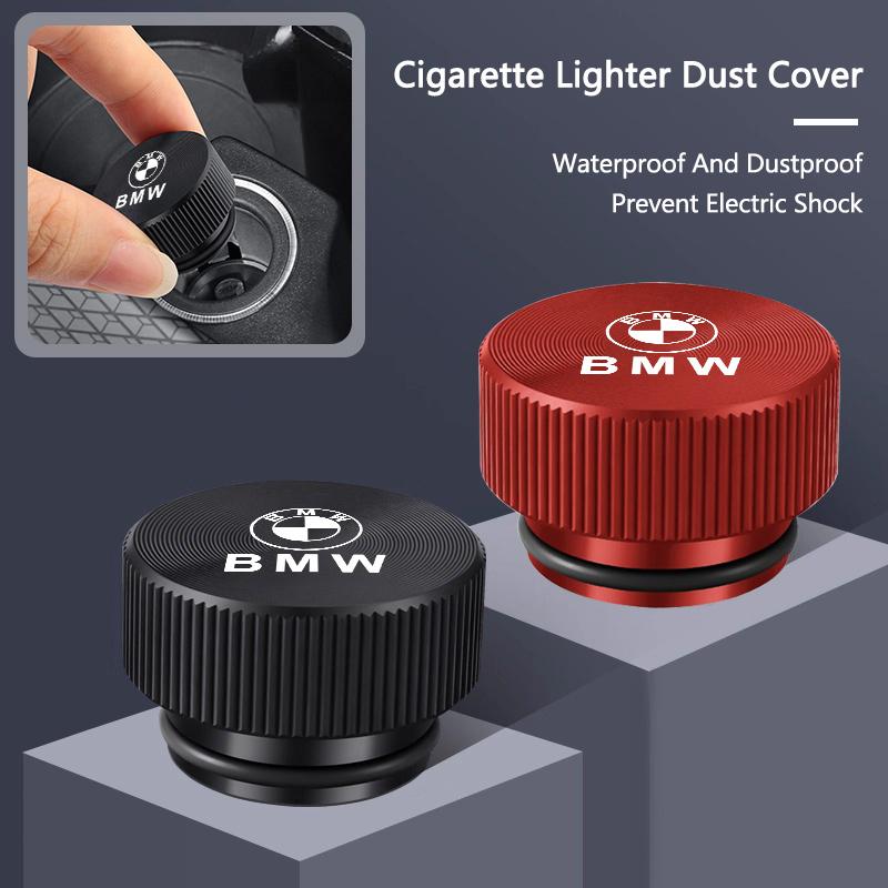 pzkem4 Car Cigarette Lighter Dustproof Plug Cover No Smoking Fire Button Cap For BMW 1 3 5 7 series X1 X2 X3 X5 X6 G30 G20 G11 G12 F40