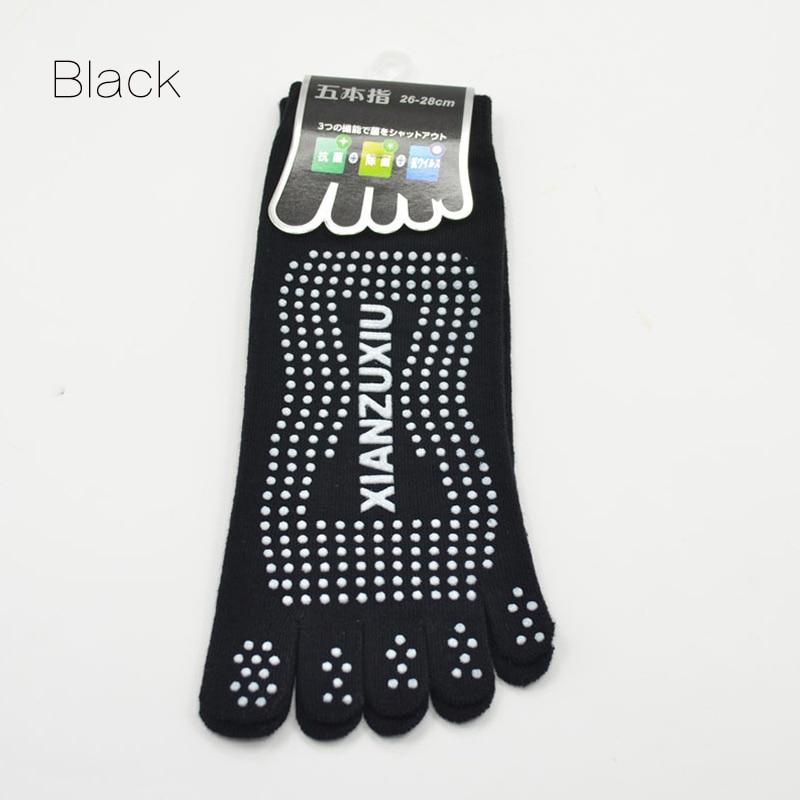Men Pilates Socks   Cotton Breathable Non-Slip Massage Yoga Socks Cotton YOGA Sports Five-finger Socks 5 toe socks