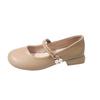 [Youshilai] Late Evening Breeze Sweet Mary Jane Single Shoe Girl 2025 Spring New Fairy Style Temperament One Pedal