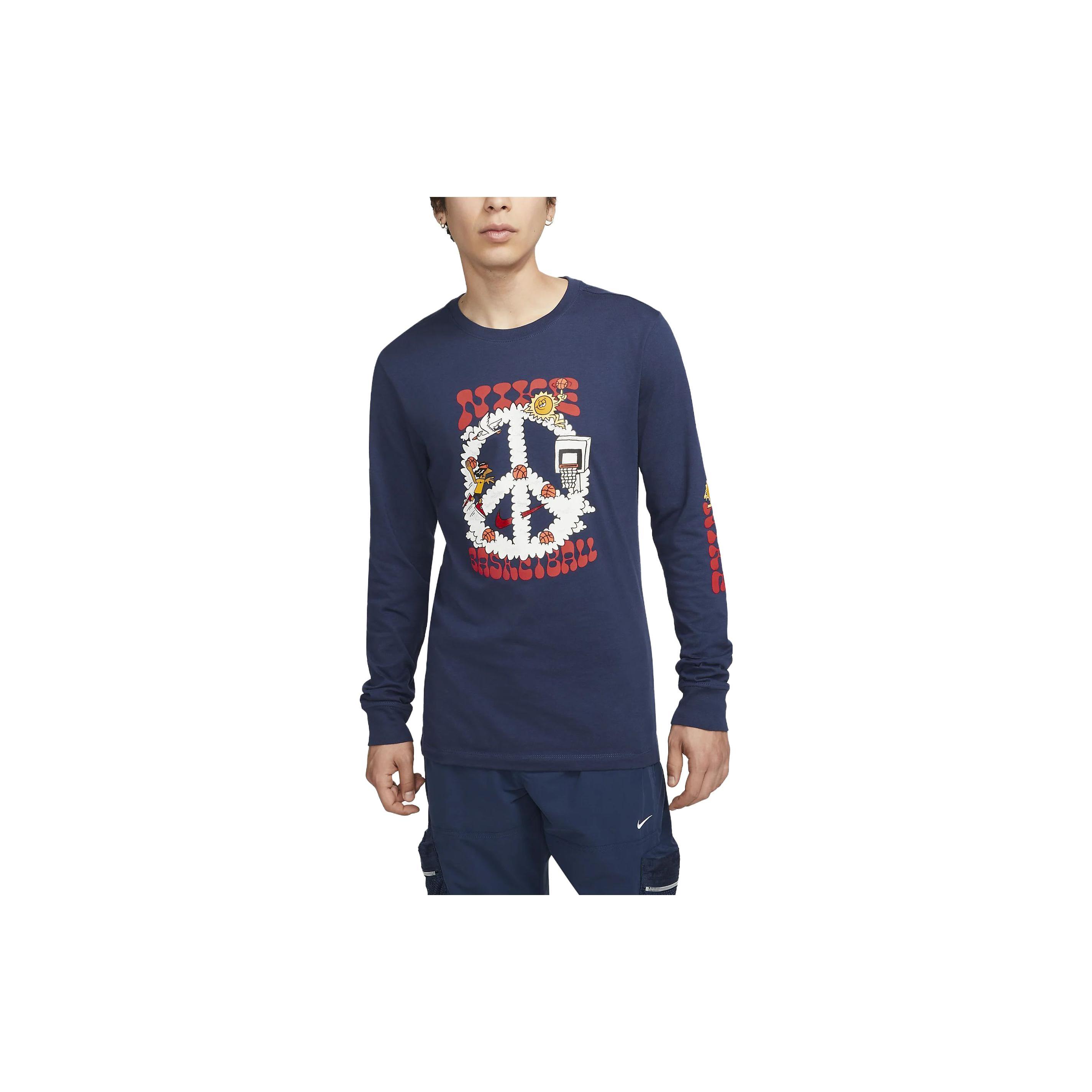 

New Nike T Shirt Men s Midnight Marine DZ2700-410 XL