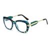Brand Unique Design Oversized Wide Edge Prints Frame Hyperopia Eyewear Photochromic Anti Blue Ray Computer Women Reading Glasses