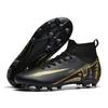 35-46 Teen /Adult Soccer Shoes Large Size  Anti Slip Wear Resistant Fashion TF/AG Nail High Top Football Sneakers Soccer Shoes for Boys
