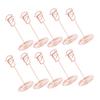 10Pcs Table Card Holder Reusable Metal Iron Place Stands Display Clips for Weddings Events Restaurants Parties