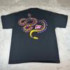 Vintage 90er Marlboro Adventure Team Snake Pass T-Shirt Herren XL Schwarz Tasche USA
