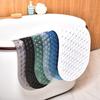 88 * 40cm Elliptical Bathtub Anti Slip Pad Long Bathroom Bubble Massage Curved Foot Mat Suitable for The Elderly Children Suction Cup Bath Pads