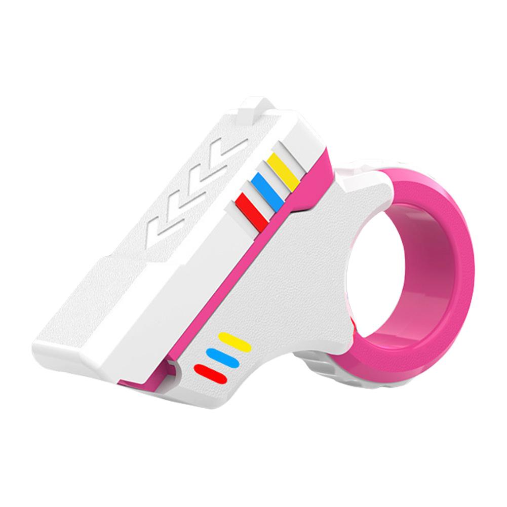 3D Printed EDC Soothing Spinner Stress Relief Toys Gift Shape Fidget Ring Small Pistol Toys for Anxiety and ADHD Sufferers