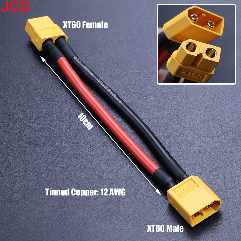 XT60 Battery Male Female Connector Plug with 12/16AWG Silicone Wire Cable For RC Airplane Lipo Battery ESC FPV Drone Car Boat