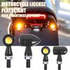 Mini Size Motorcycle Turn Signals Aluminum Zinc Zinc Alloy Motorbike License Plate Lamp  Driving