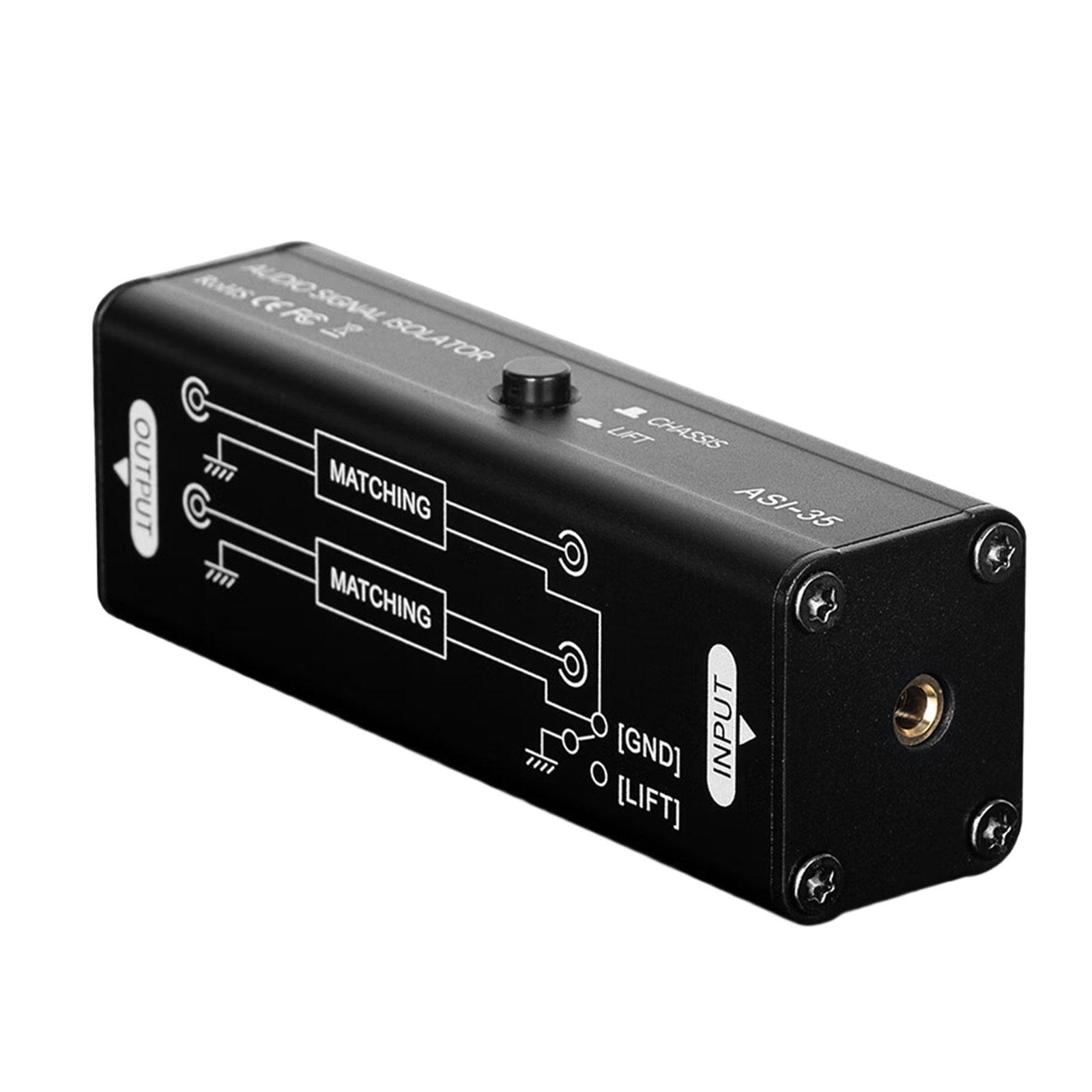 

Easy Installation Audios Noise Isolator 3.5mm Connectors Heavy Duty Metal Shell Design Portable Recording Solution 1