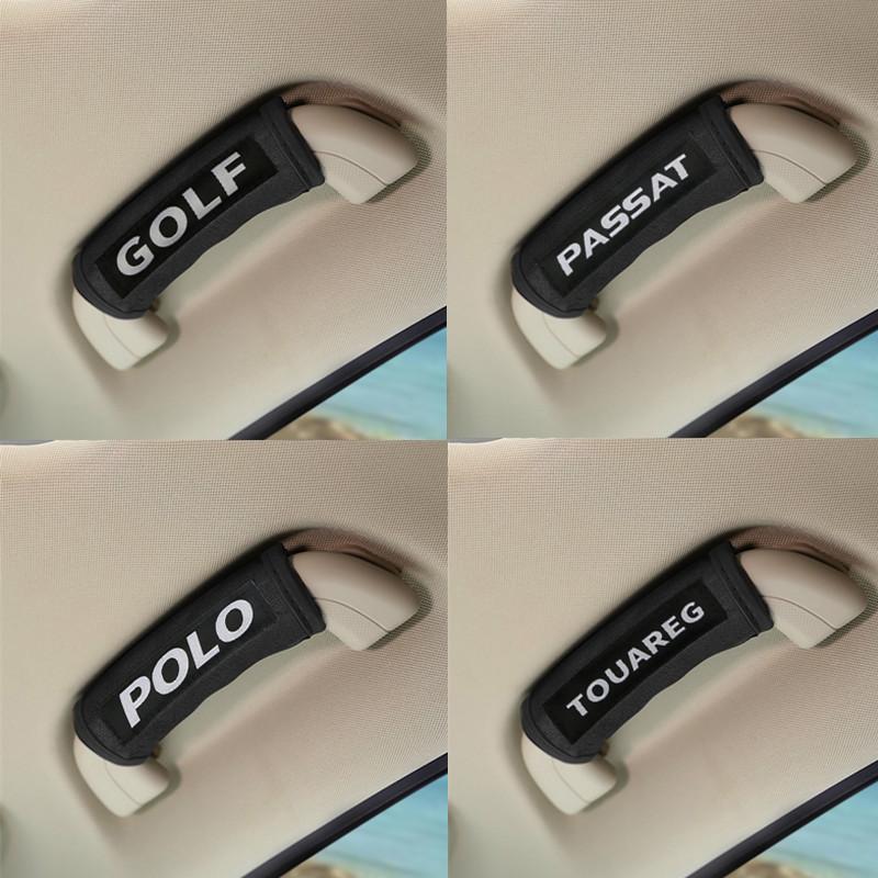 OBTLU1 2Pcs Car Roof Handle Protection Cover for VW Golf 7 MK7 Golf 4 5 Bora Beetle Touran Accessories