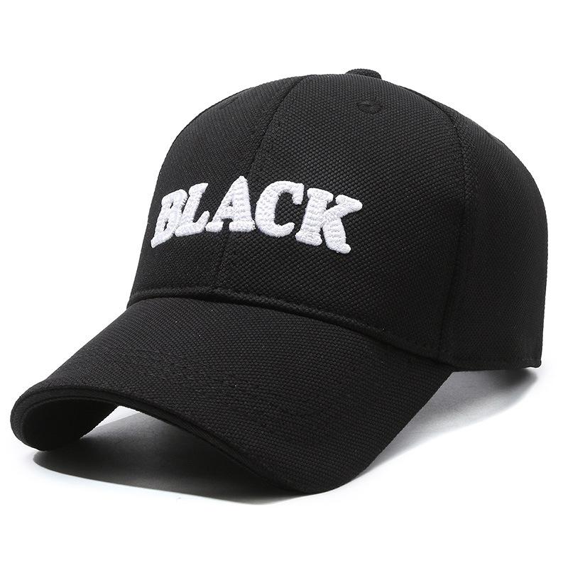 

Мужская бейсбольная кепка с вышитыми буквами, женская черная кепка, весна-лето, панама с хвостиком, шляпа Snapback, солнцезащитный козырек, шляпа для рыбалки, козырек белый/чёрный