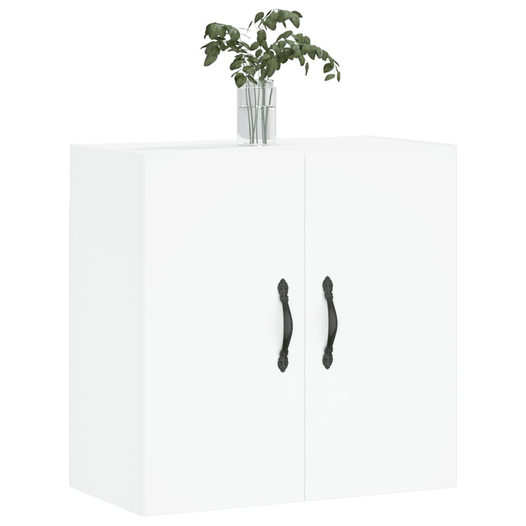 Wall Mounted Cabinet White 60 X 31 X 60 Cm Engineered Wood