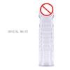 Crystal Penis Sleeve Prezervative reutilizabile pentru bărbați Mărirea penisului Extensor de penis Produse erotice intime Produse pentru adulți Sex Shop