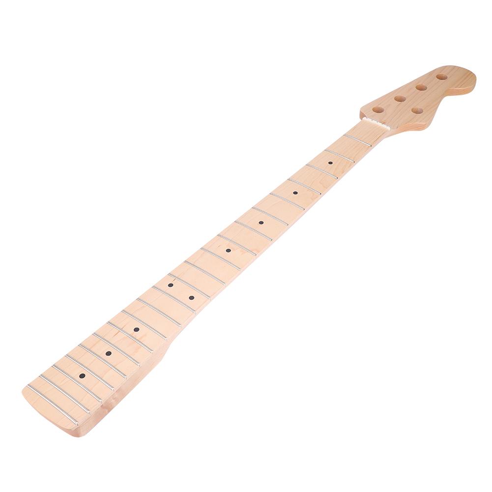 21 Fret Maple Electric 5string Bass Neck For Fender JB Jazz Part Replacement Instrument