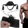 Nacken-Harness Kopf-Nacken-Lifting-Gurt mit langer Stahlkette Nacken-Trainingsgerät für Muskelwachstum und Krafttraining