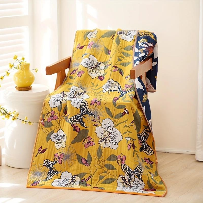 Многослойный мягкий впитывающий плед и покрывало LISM