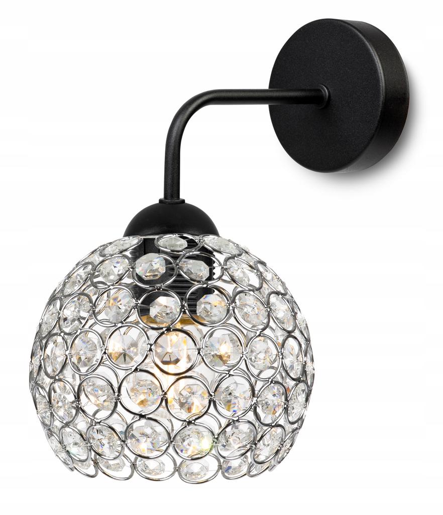 MODERN KNKIET LAMP ELEGANT CRYSTALS CHROME