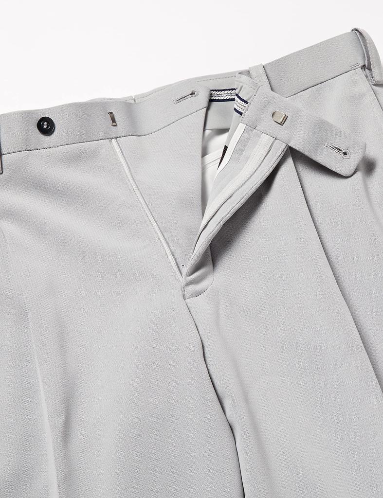 Mizuno Golf Breath Thermo Vapor Silver Size M Size Men's Pants, One-Tuck, Five-Flex (Elastic Waist), (Heat-Generating Material), (52MF8509), (Japan M)