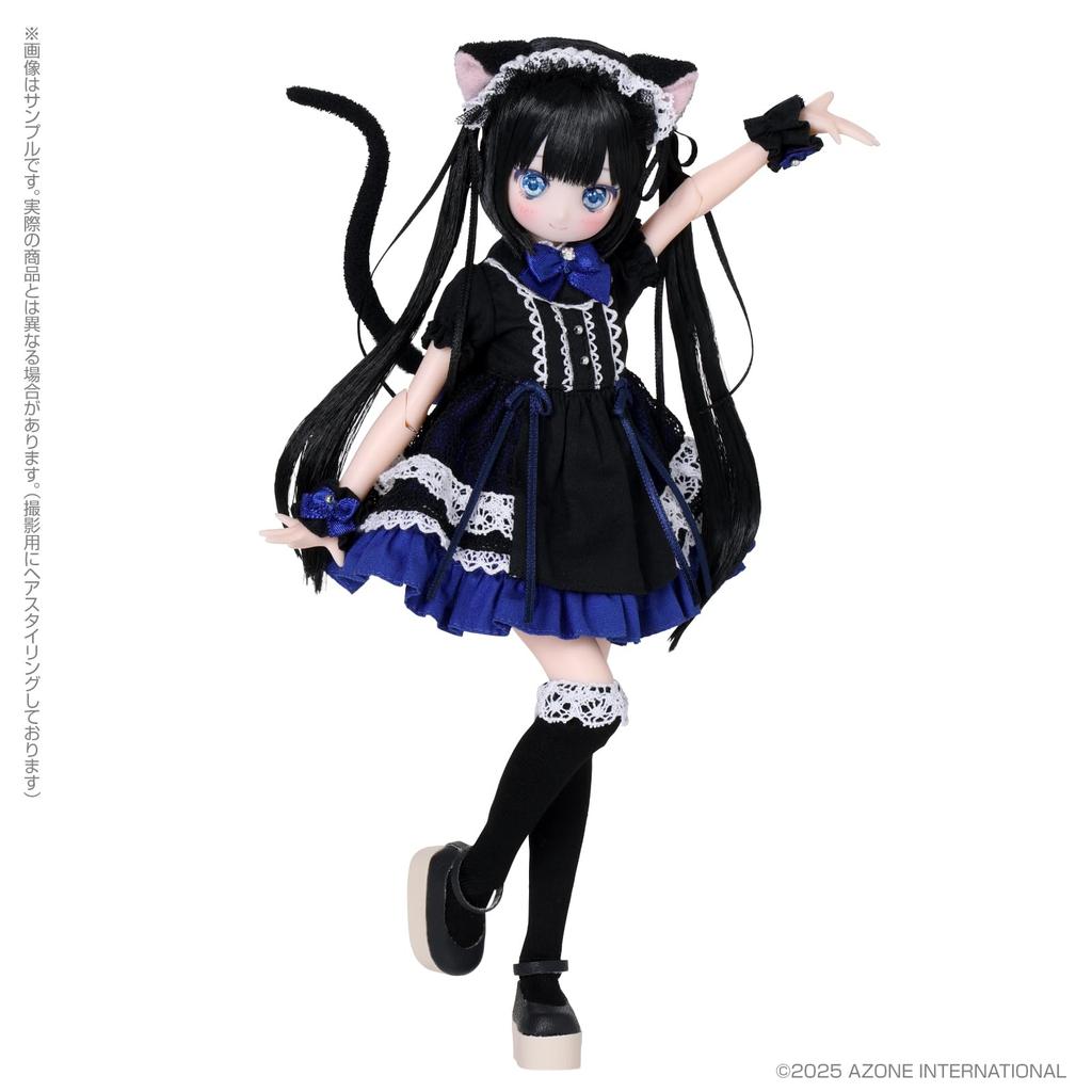 Azone International Karafuru Mebae Gift from Cat Painted Movable Doll Dreamin' / ~A M.K.~ (Black ver.)