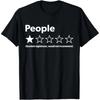 Lustiger T-Shirt Review: Ein-Sterne-Bewertung: Ein absoluter Albtraum, nicht für den Außenbereich empfohlen. Damenbekleidung Mode Persönlichkeit