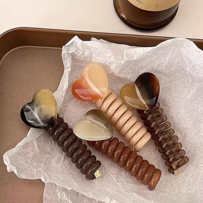 New High-end Simple Bubble Braid Hairband Female Love Telephone Line Hair Ring Ponytail Braiding Artifact