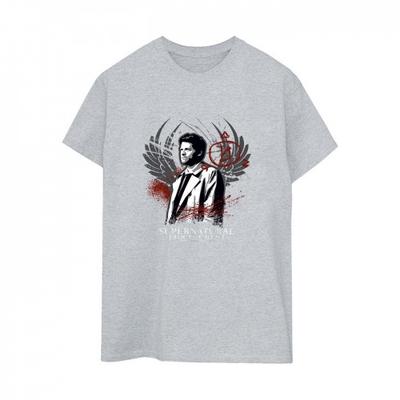 Womens/Ladies Join The Hunt Wings Boyfriend T-Shirt