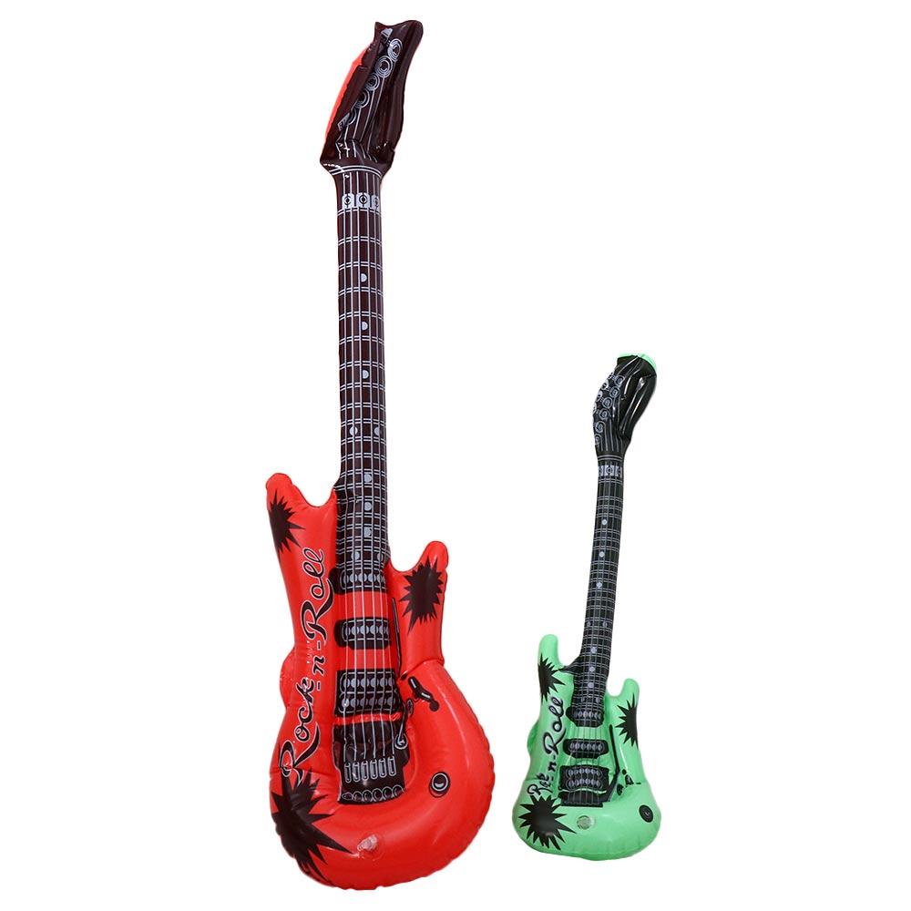 Inflatable Inflatable Guitar Balloon Random Color Guitar Foil Balloons  Children Toys