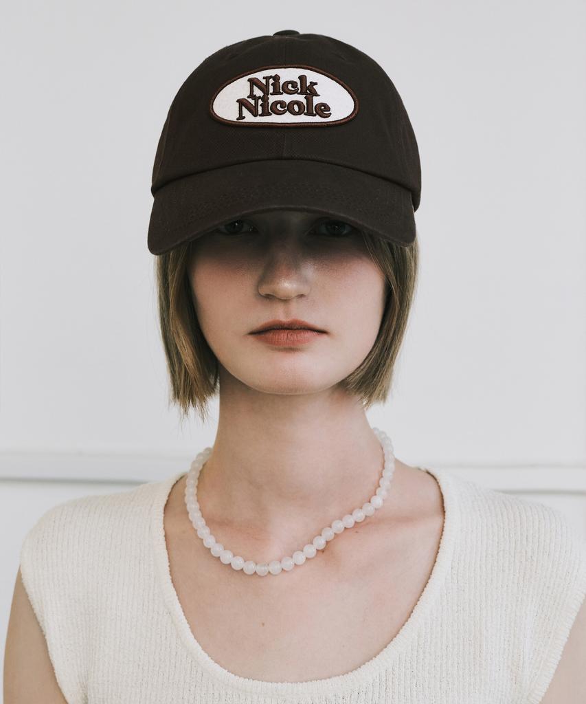 Nigaennikol Oval Wappen Ball Cap_Brown