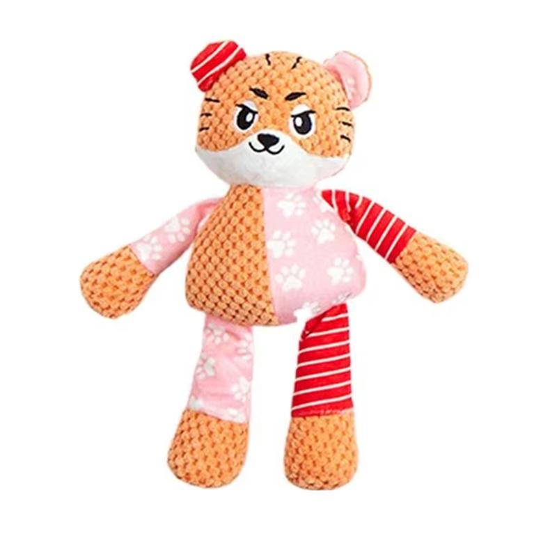

AS60-Squeaky Plush Dog Crinkle Squeakers For Small, Medium, Large Breed Puppies Teeth Cleaning Chewing Playthings Cleaningke