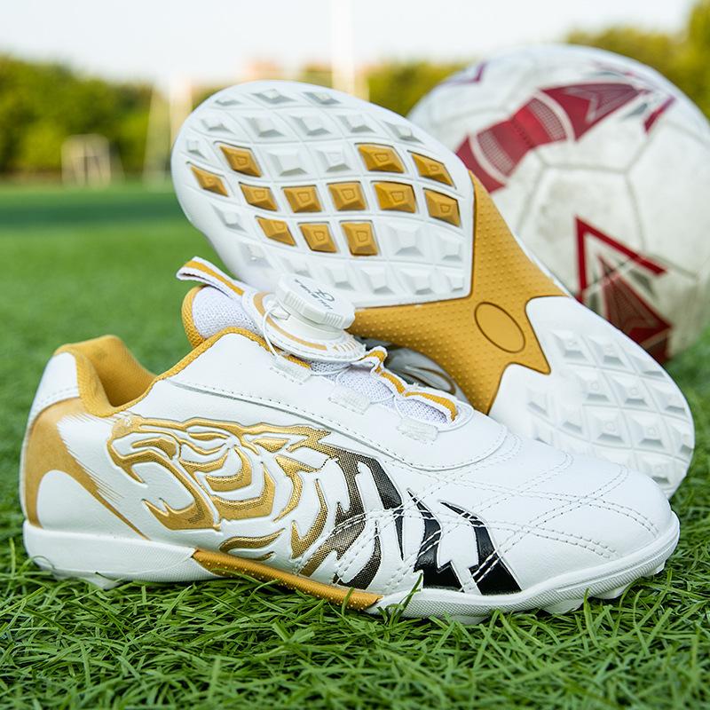 Football Shoes Children's Men's and Women's Knob Direct Sales Training Artificial Grass Low-top Sports Shoes 2025 Long Nails One Piece Factory